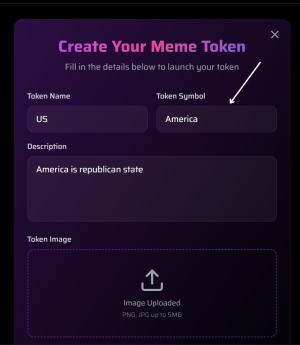 Campo de Símbolo del Token