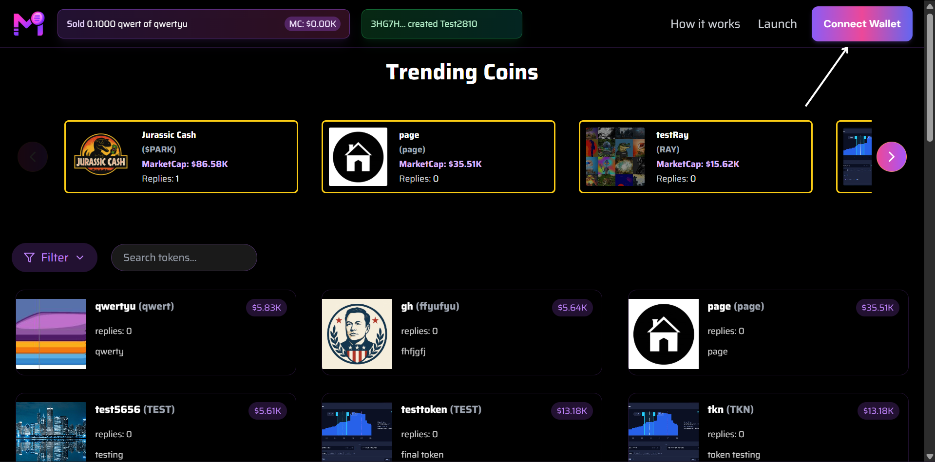 Connect Wallet Button